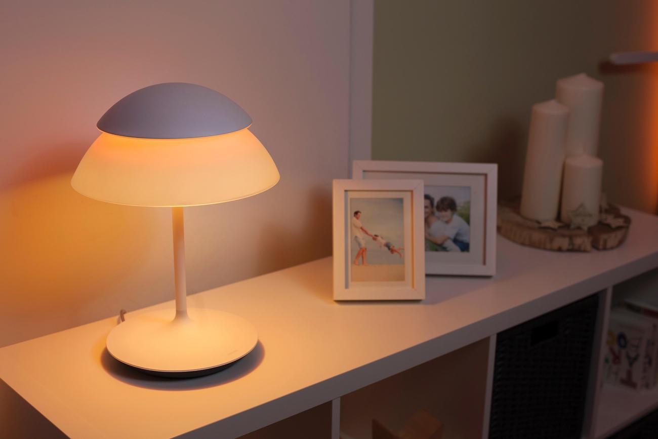Philips Hue Beyond Dimmable Smart Table Lamp with dimensions 1300 X 867