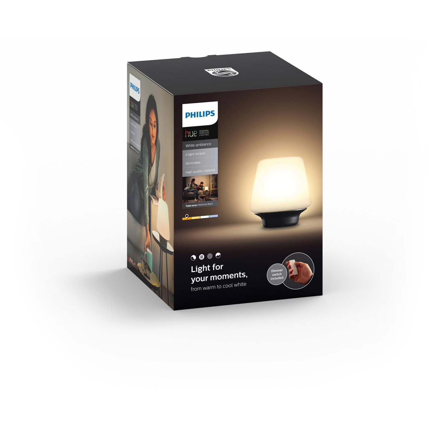 Philips Hue Led Tischleuchte Wellness Inkl Dimmschalter Eek A inside size 1500 X 1500