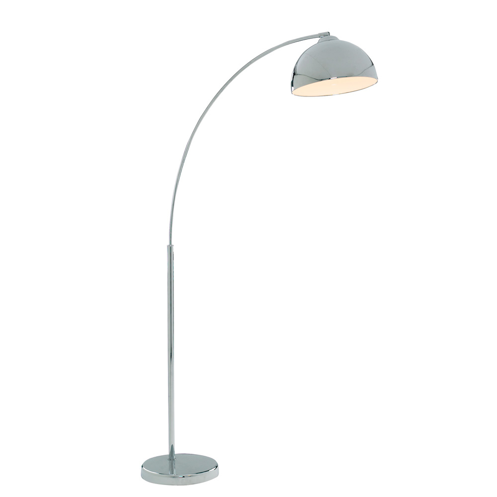 Popular Stylish Floor Lamp Searchlight 914 In Chrome Finish pertaining to dimensions 1000 X 1000