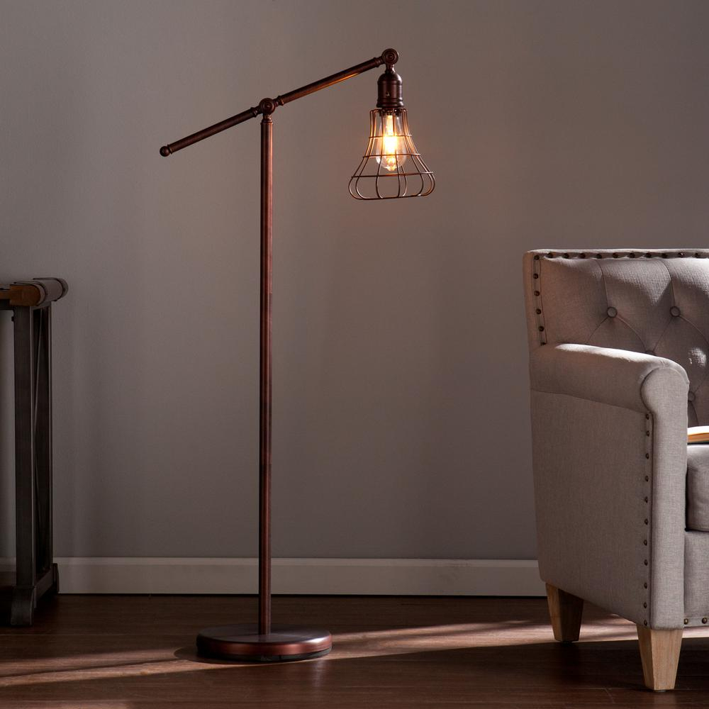 Porter 52 In Coppery Brushed Bronze Floor Lamp intended for sizing 1000 X 1000