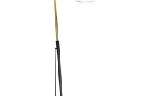 Possini Euro Design Modern Arc Floor Lamp Antique Brass And within measurements 2000 X 2000