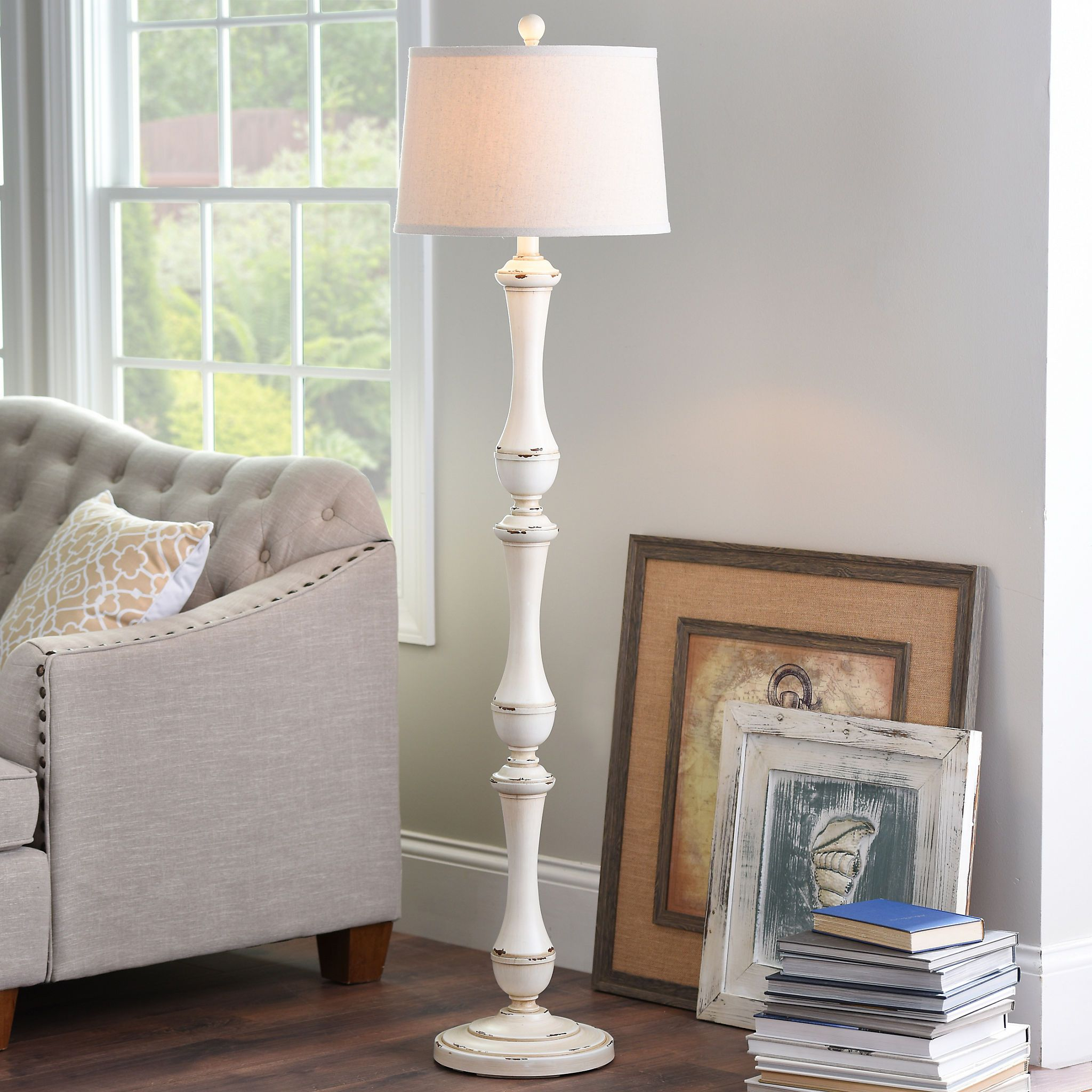 Product Details Hadley Cream Spindle Floor Lamp In 2019 in dimensions 2048 X 2048