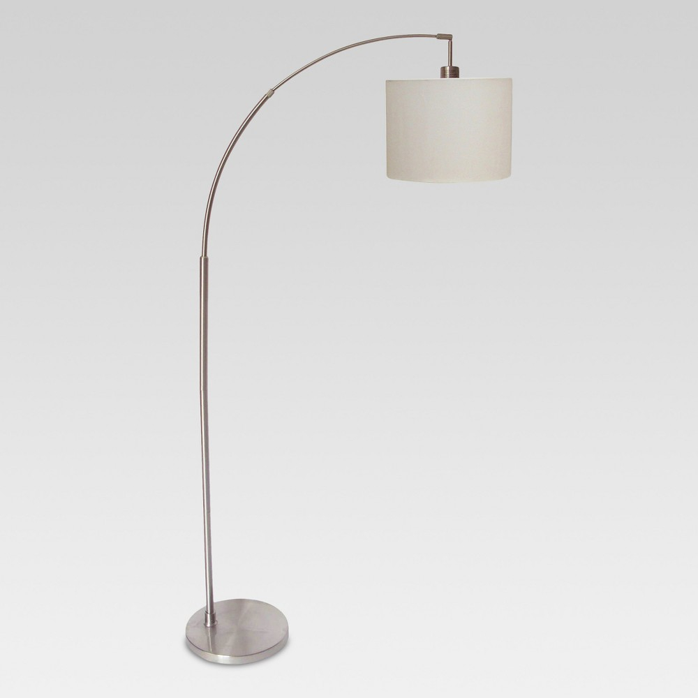 Project 62 Arc Floor Lamp Silver With Energy Efficient Light Bulb within proportions 1000 X 1000