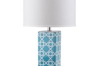 Quatrefoil 27inch H Table Lamp Yellow Safavieh Products within proportions 1000 X 1000