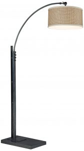 Quoizel Zen Bronze And Black Finish Arc Floor Lamp Home for measurements 1098 X 1973