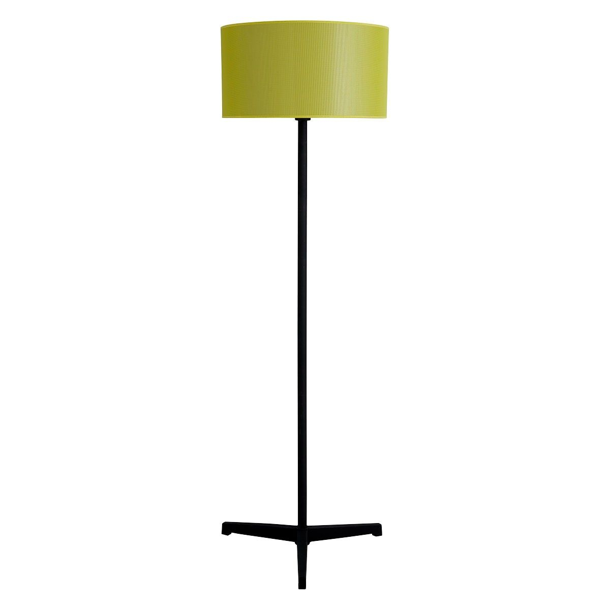 Ramsgate Black Metal Floor Lamp With Yellow Mesh Shade pertaining to sizing 1200 X 1200