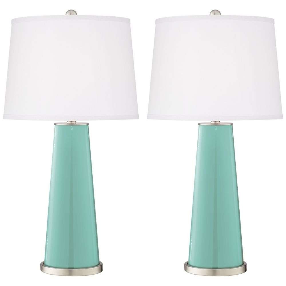 Rapture Blue Leo Table Lamp Set Of 2 Style 1r412 6r150 regarding dimensions 1000 X 1000