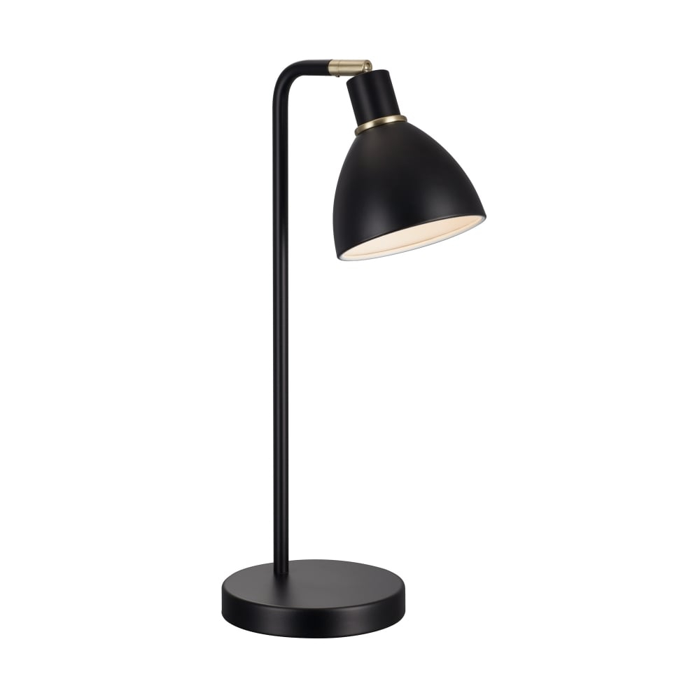 Ray Contemporary Black Table Lamp intended for sizing 1000 X 1000