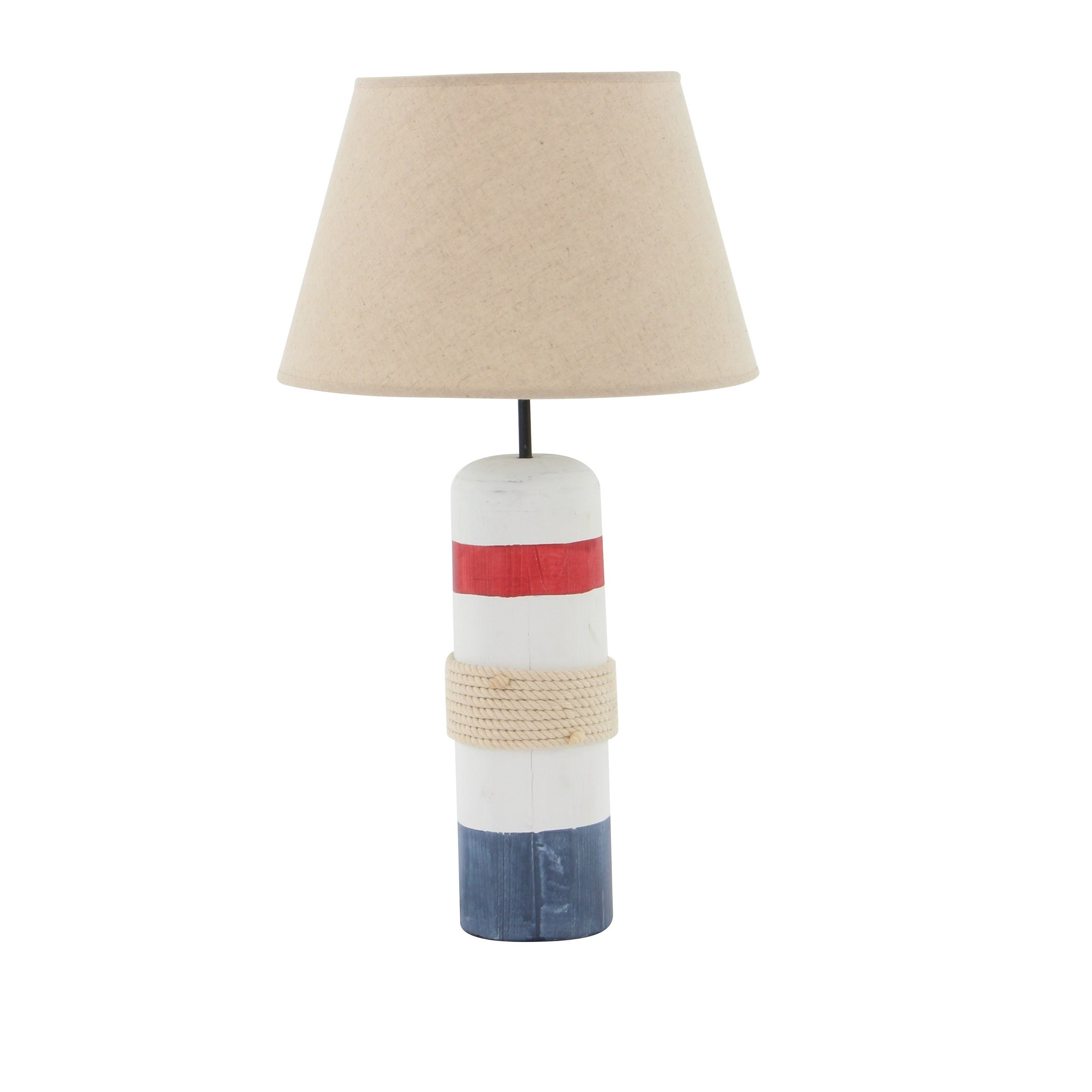 Red White And Blue Nautical Table Lamp with regard to proportions 2402 X 2402
