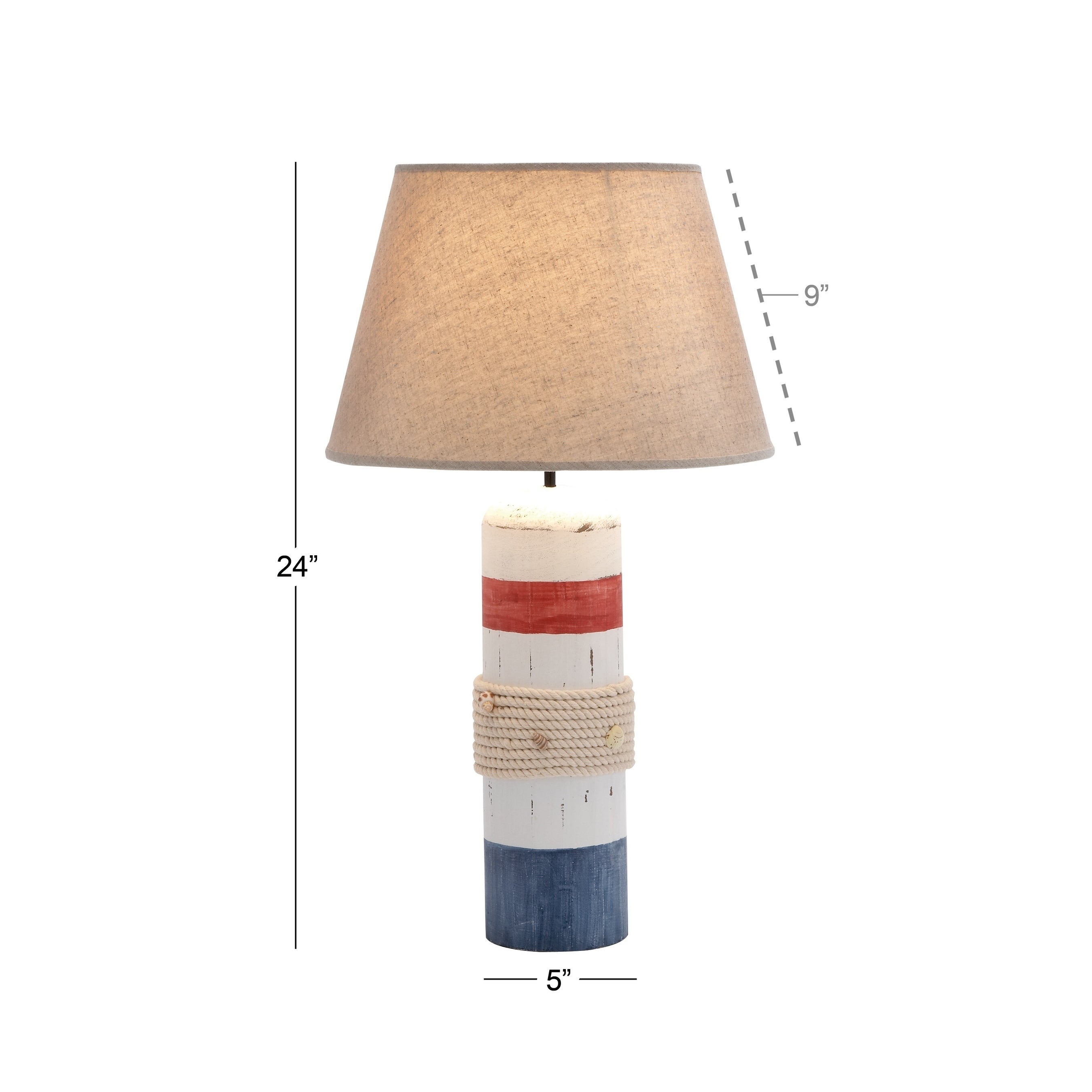 Red White And Blue Nautical Table Lamp with size 2700 X 2700