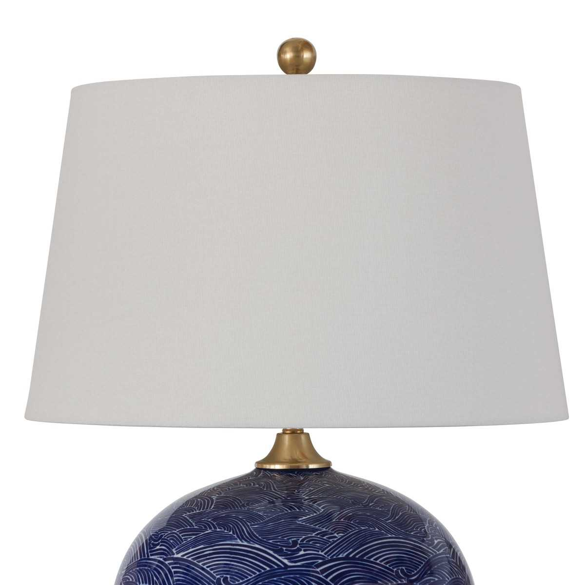 Regina Andrew Harbor Ceramic Table Lamp Blue for proportions 1200 X 1200