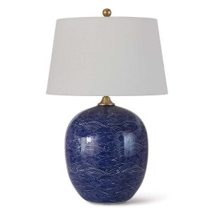 Regina Andrew Harbor Ceramic Table Lamp Blue in measurements 1200 X 1200