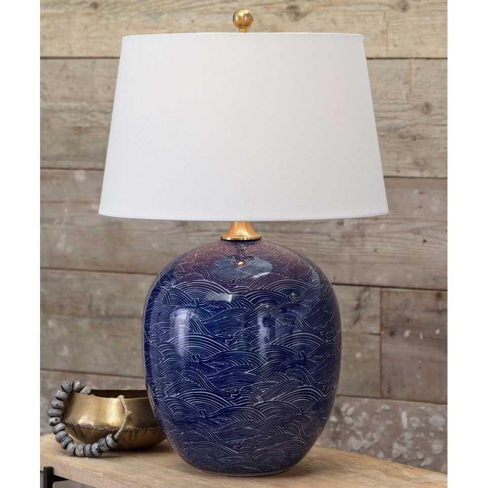 Regina Andrew Harbor Ceramic Table Lamp Blue regarding sizing 963 X 963
