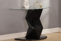 Rowley Black High Gloss Console Table with regard to sizing 1200 X 893