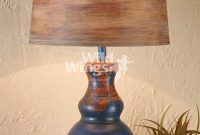 Rustic Blue Table Lamp Wild Wings throughout proportions 819 X 1200