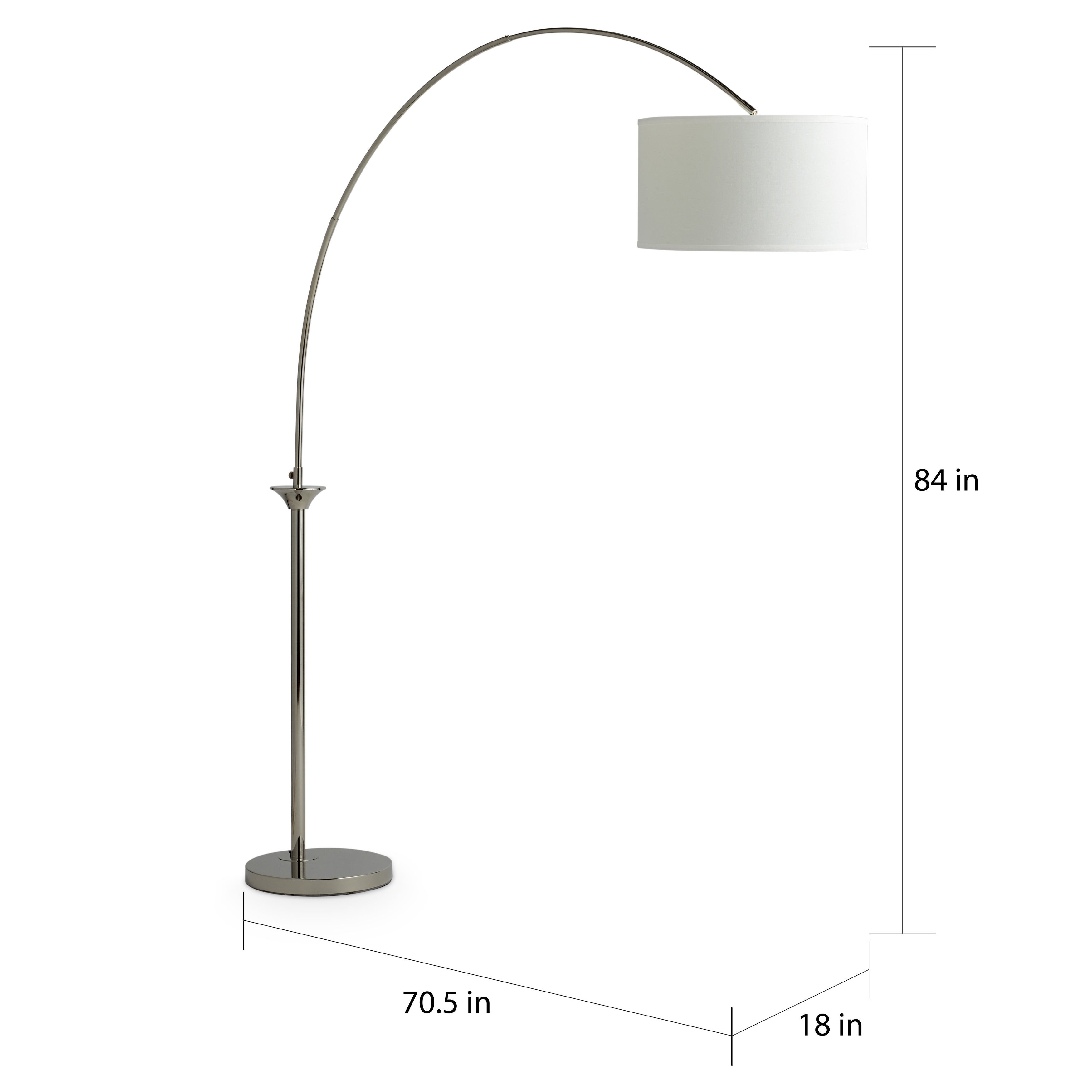 Safavieh Lighting 84 Inch Mira Arc Floor Lamp pertaining to proportions 3500 X 3500