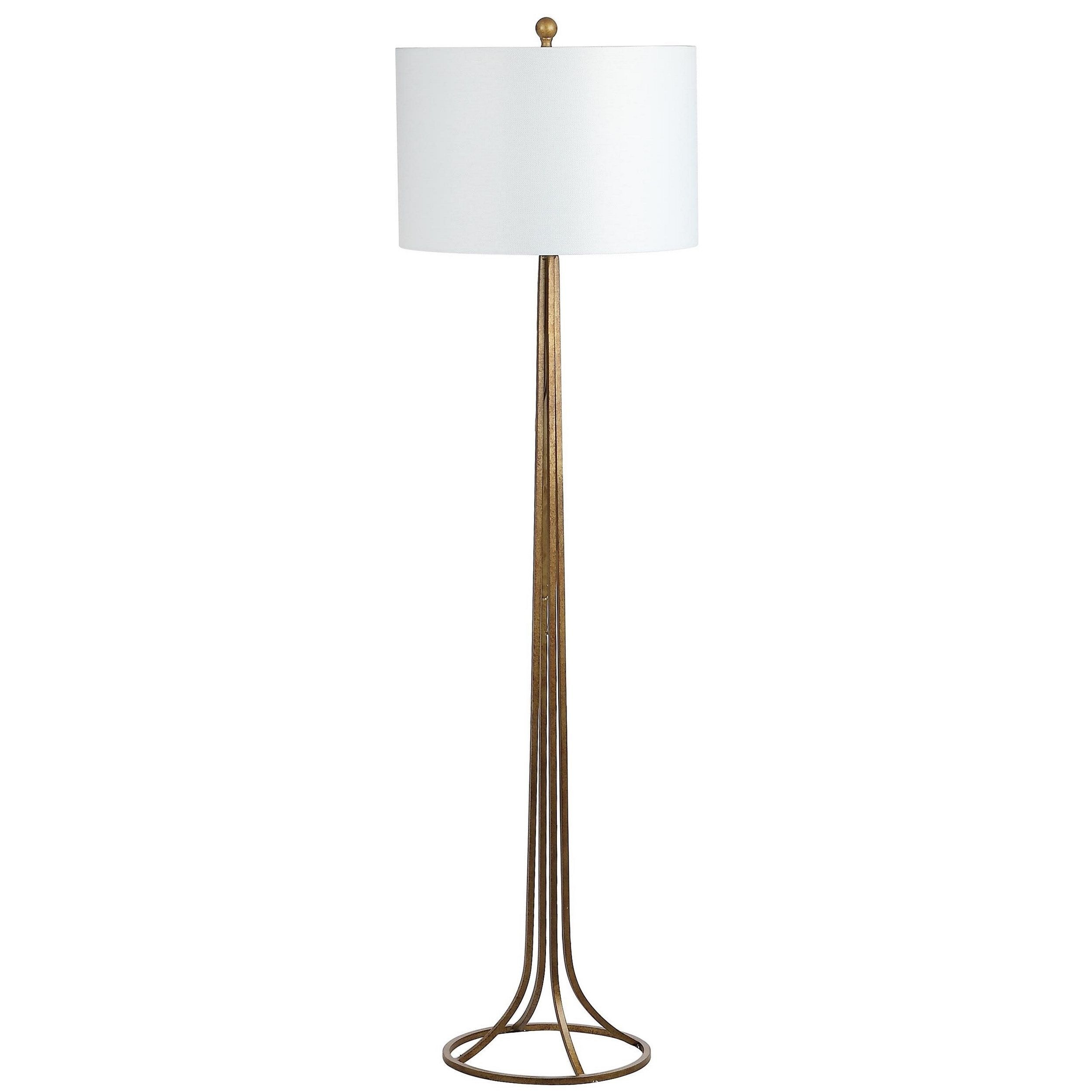Safavieh Lighting Draven 60 Inch Floor Lamp Lit4514a Gold for dimensions 2500 X 2500