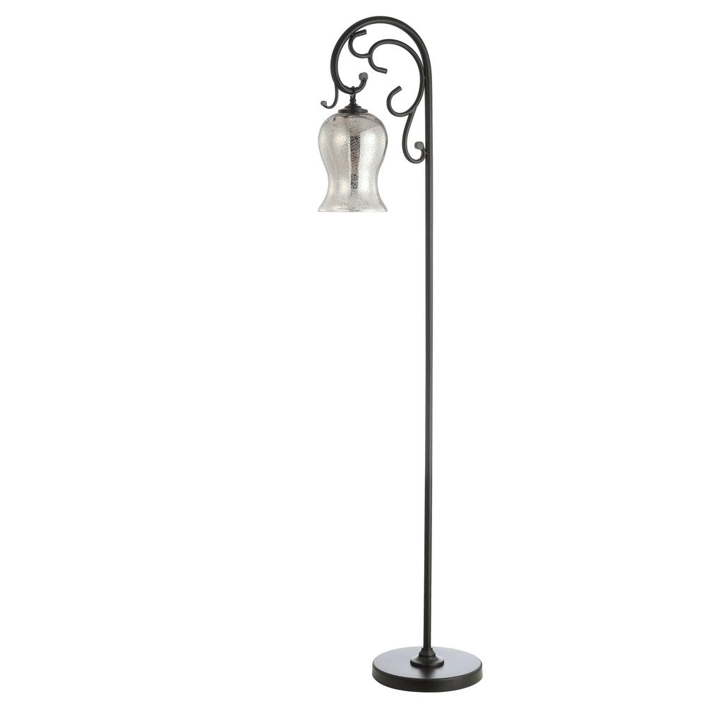 Safavieh Meridia 64 In Black Floor Lamp throughout measurements 1000 X 1000