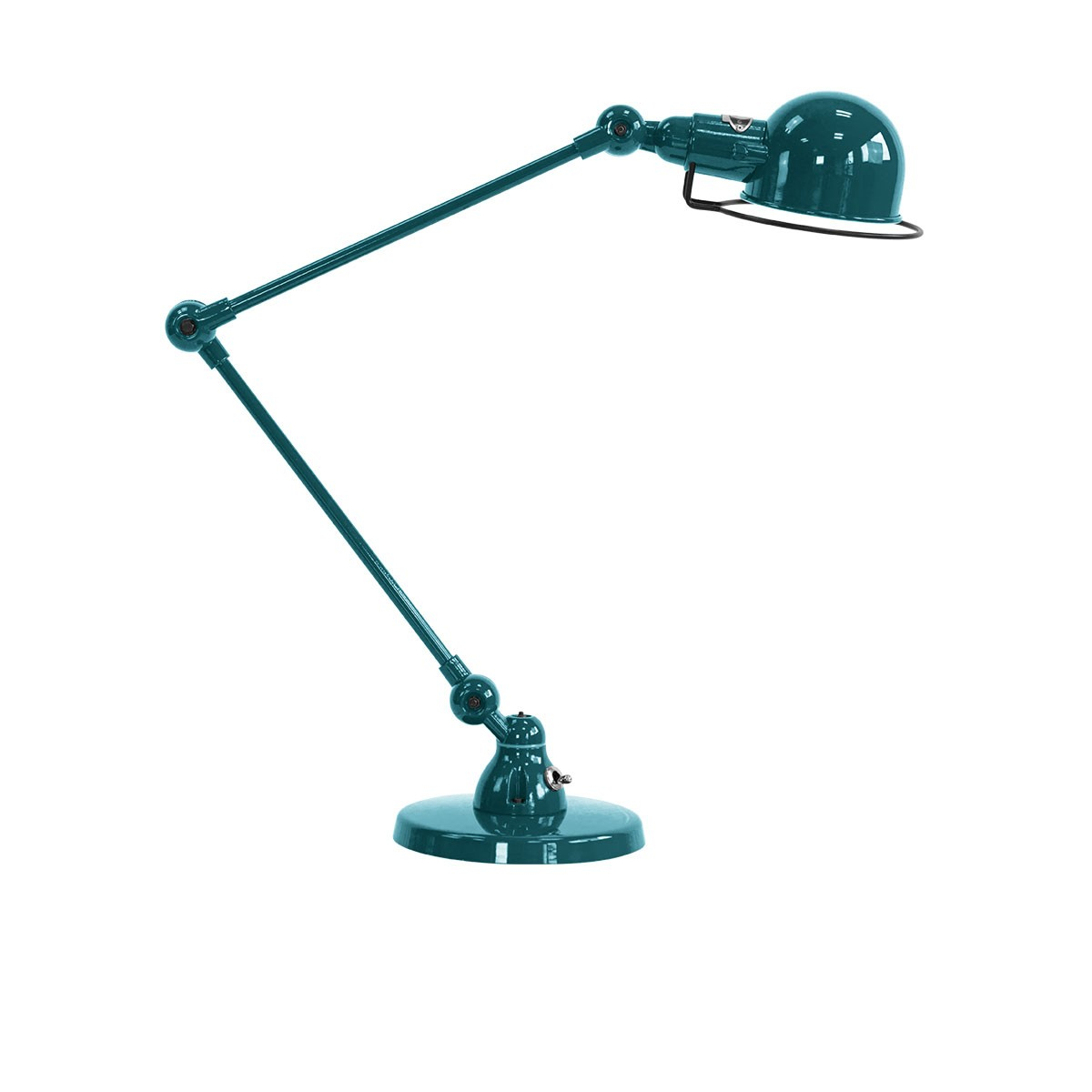 Signal Si333 Ocean Blue 2 Arm Table Lamp Jield throughout proportions 1200 X 1200