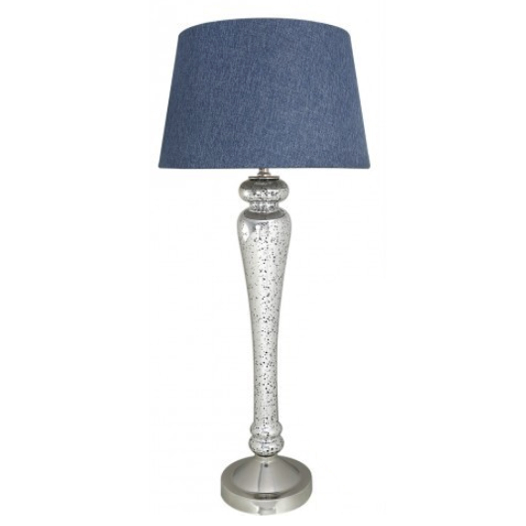 Silver Blue Modern Table Lamp throughout measurements 2000 X 2000