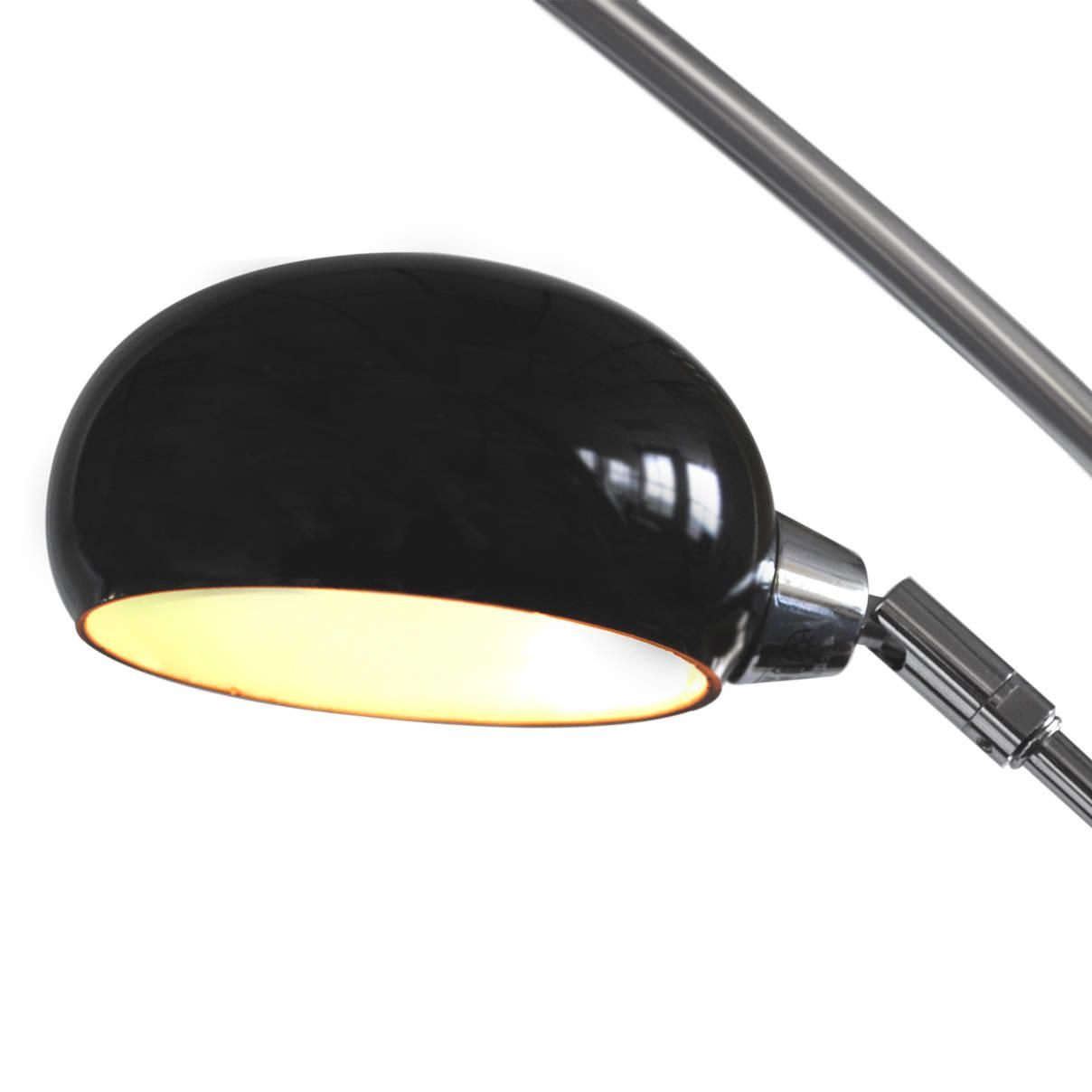 Single Black Shade For Arc Nero Floor Lamp From Litecraft intended for proportions 1208 X 1208