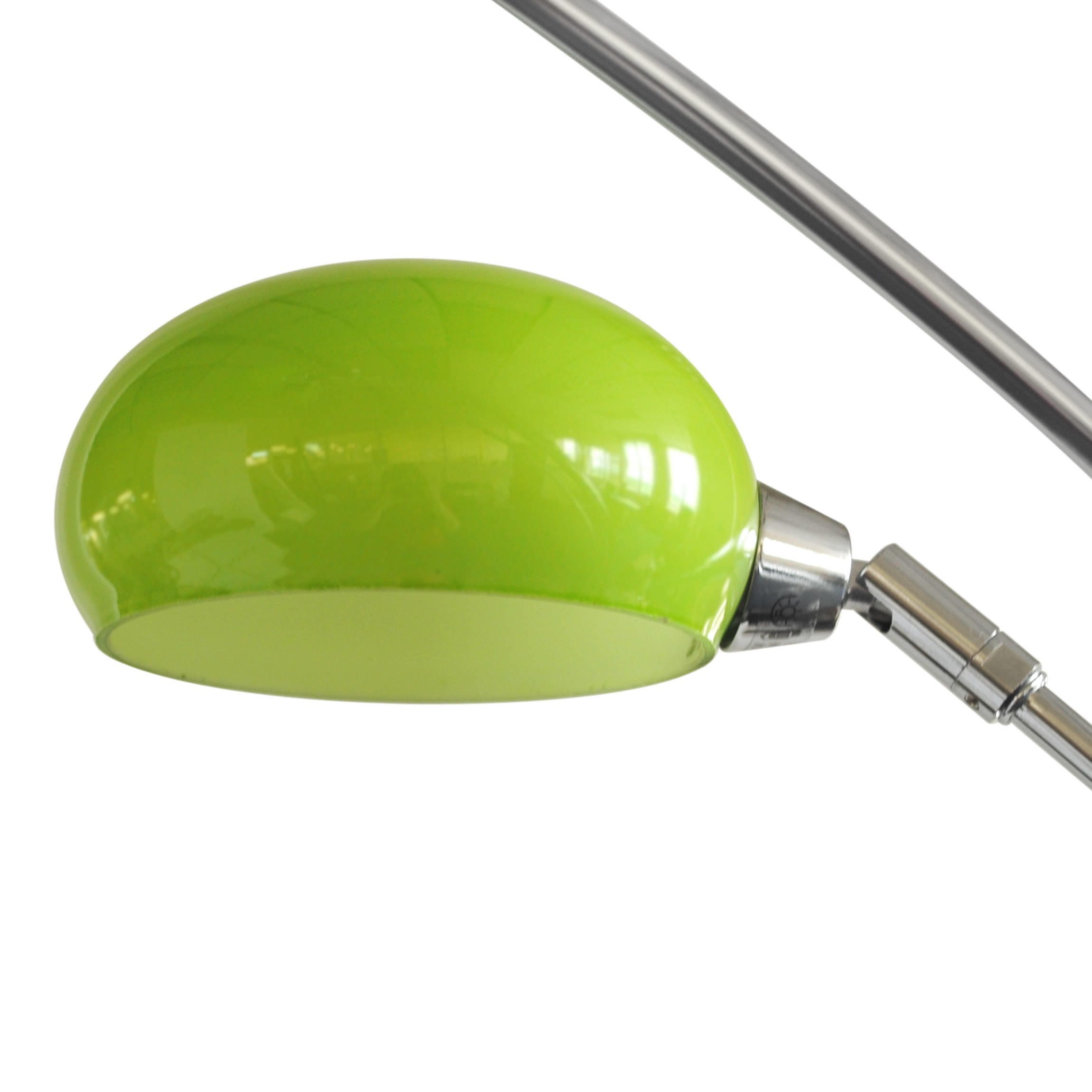 Single Green Shade For Arc Nero Floor Lamp From Litecraft regarding proportions 2300 X 2300