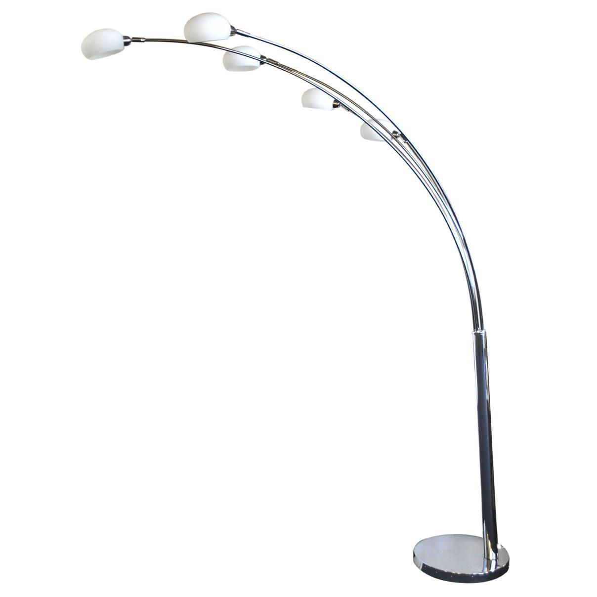 Single White Shade For Arc Nero Floor Lamp regarding measurements 1208 X 1208