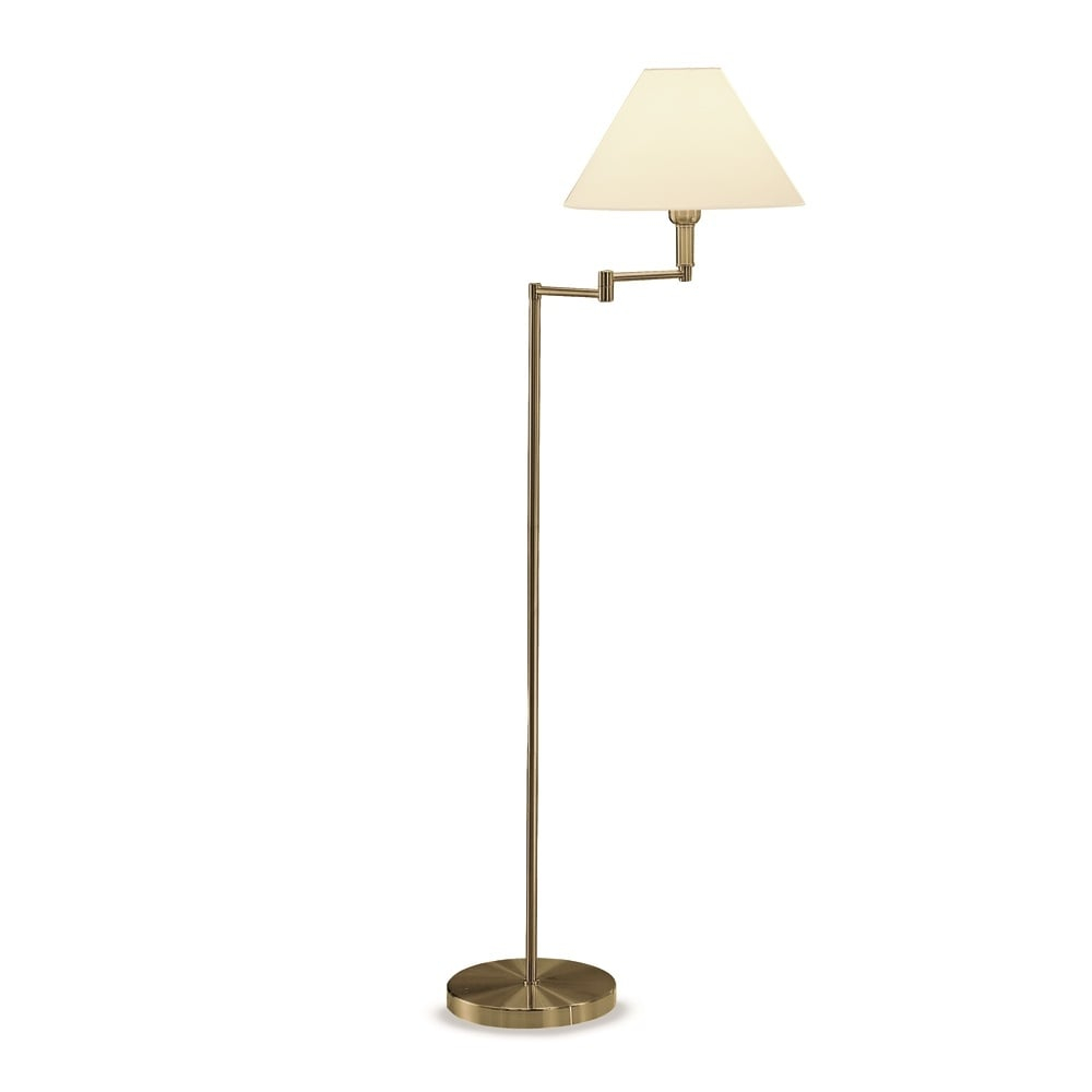 Sl662 1 Light Swing Arm Floor Lamp Finished In Bronze inside size 1000 X 1000