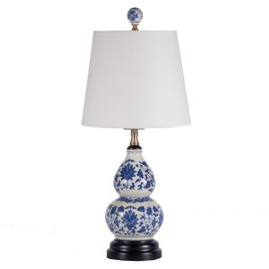 Small Blue White Porcelain Double Gourd Lamp Blue And intended for proportions 1536 X 1536