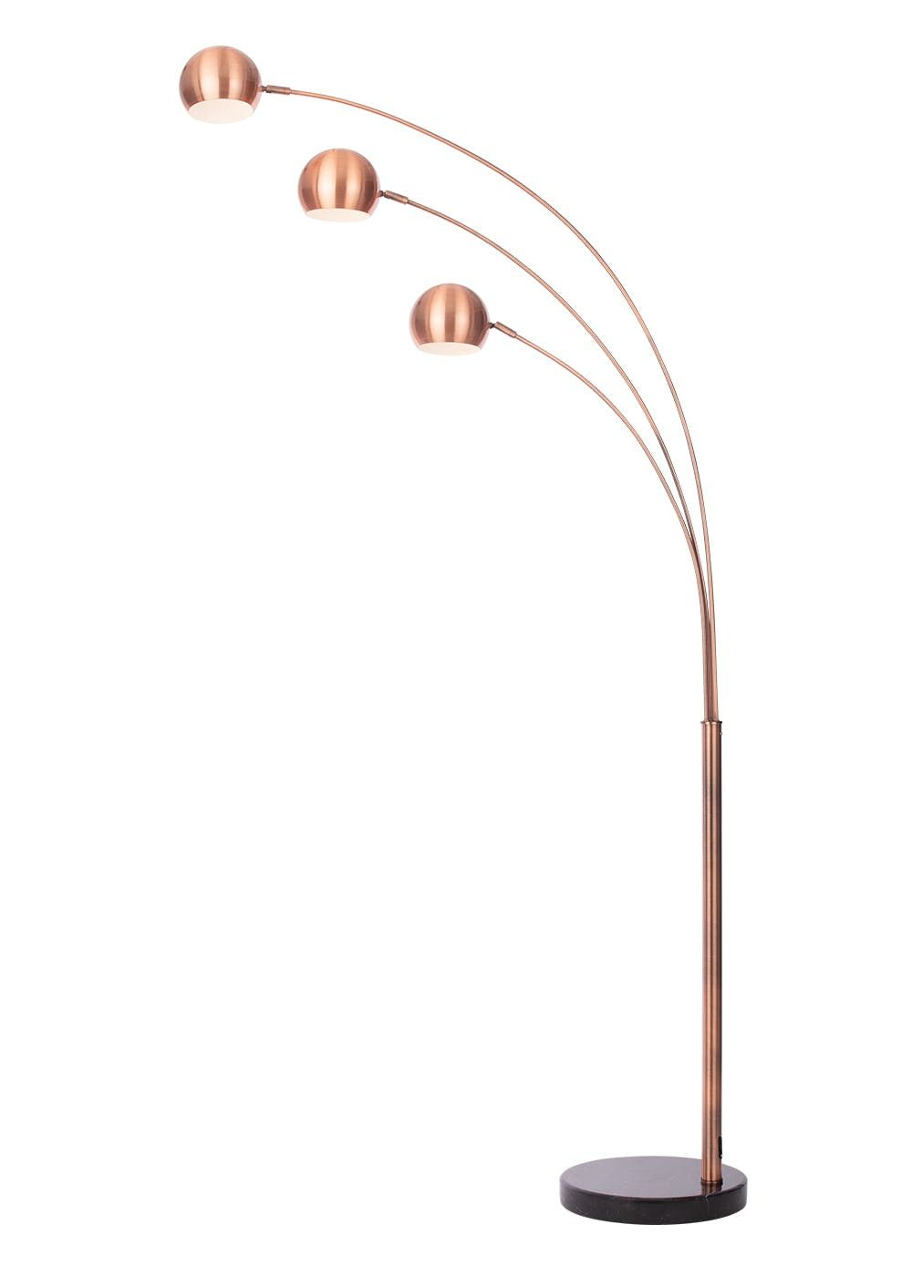 Sofia 3 Arc Floor Lamp H160cm X W30cm Bronze Arc Floor in sizing 1000 X 1400