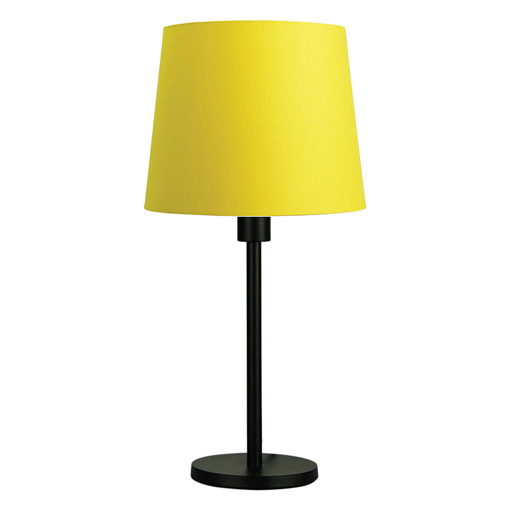 Spoke 35 Black Table Lamp Yellow Shade Ol91238bk Ol91854 with regard to measurements 1000 X 1000