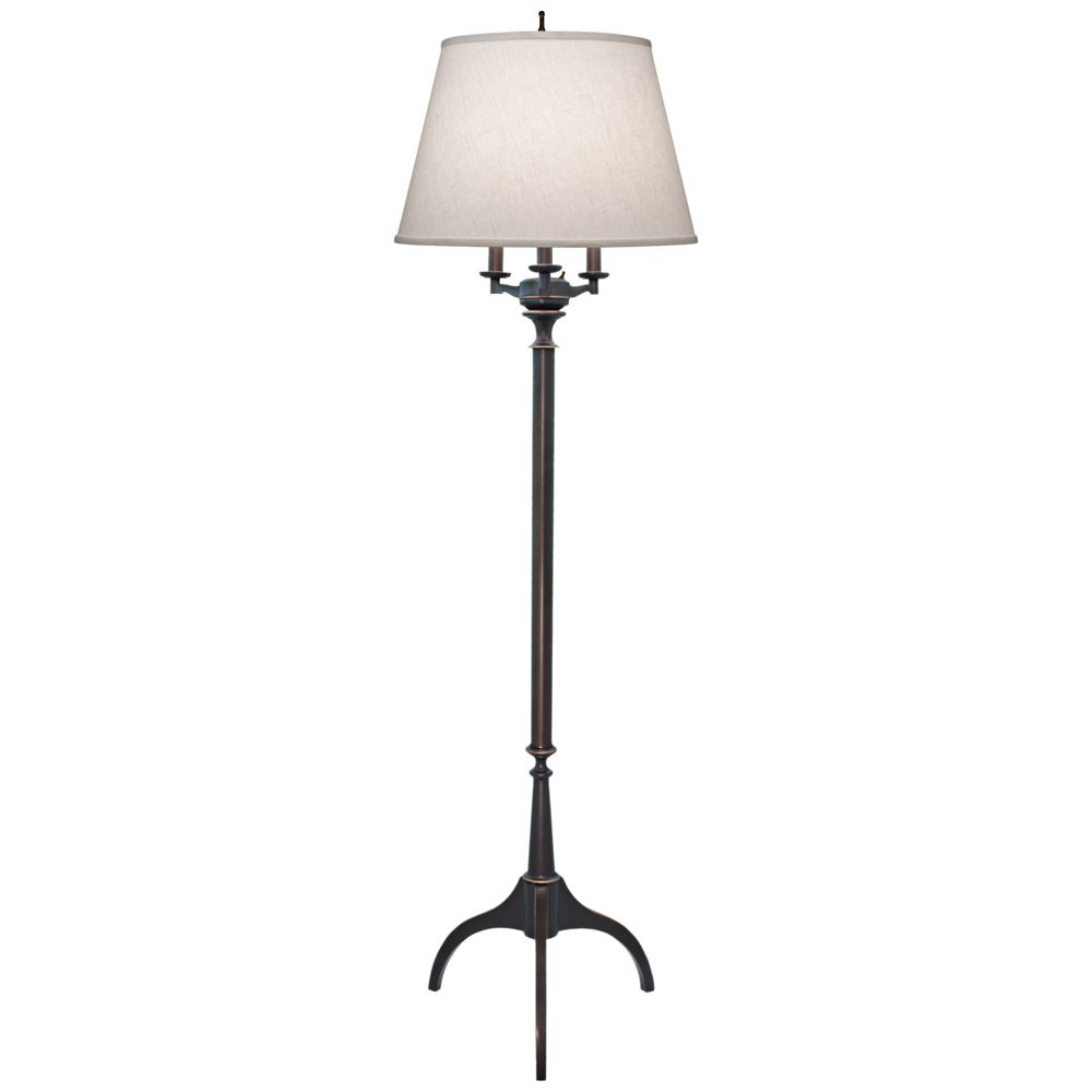 Stiffel Oxidized Bronze 4 Light Tripod Metal Floor Lamp intended for dimensions 1000 X 1000