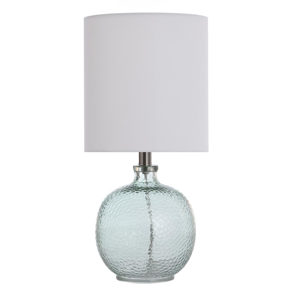 Stylecraft 20 In Light Aqua Blue Table Lamp With White Hardback Fabric Shade intended for measurements 1000 X 1000