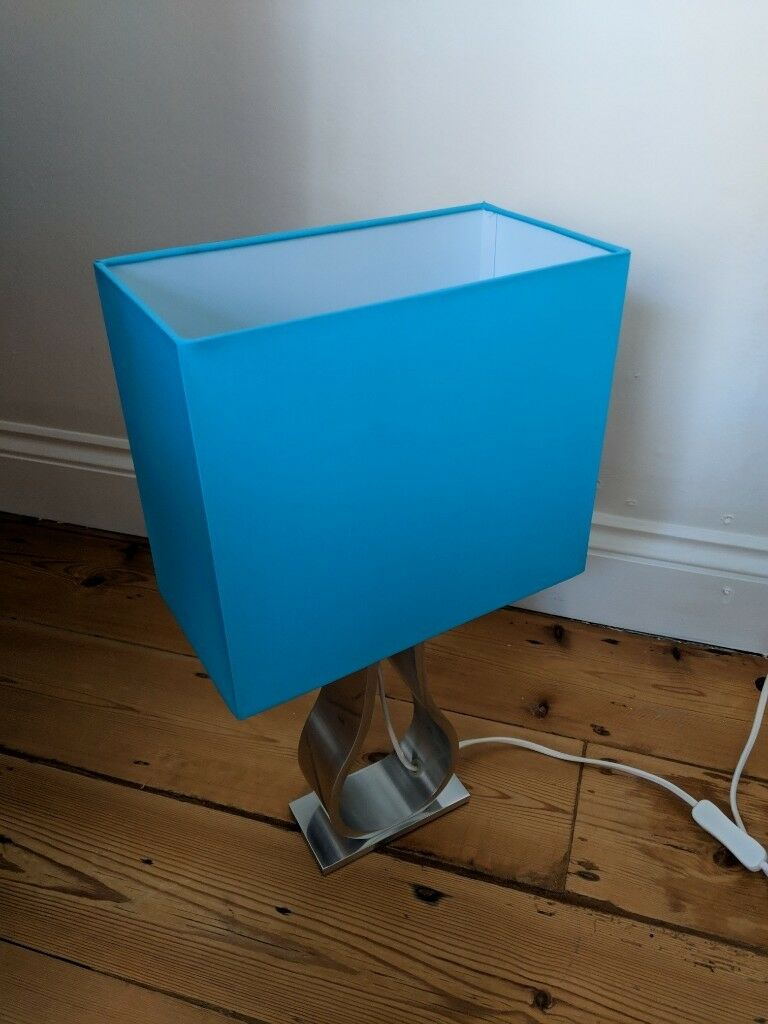 Table Lamp Blue Shade Bulb Included In St Albans Hertfordshire Gumtree inside sizing 768 X 1024