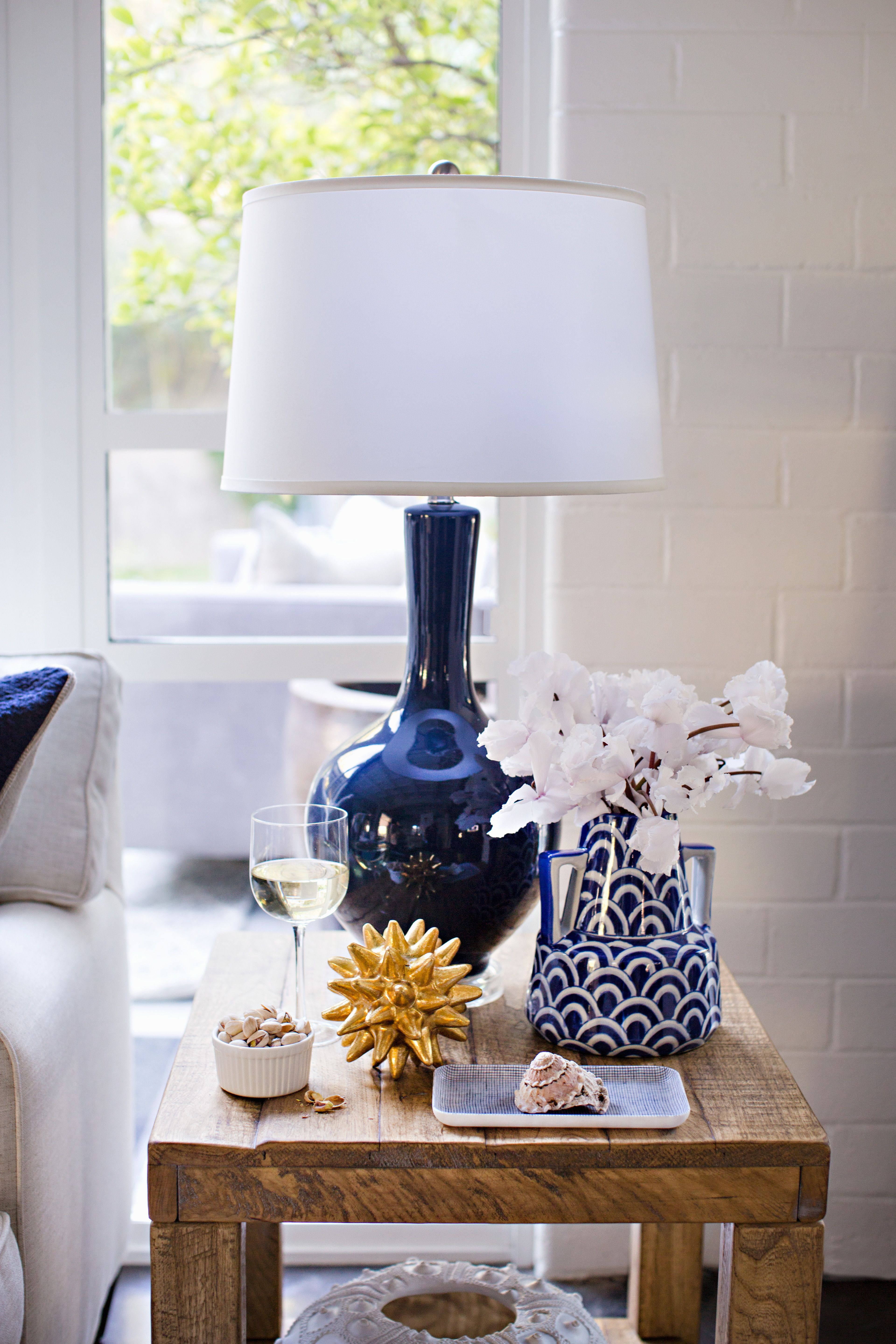 Table Lamp Sloane Navy In 2019 Blue Table Lamp Table for size 3840 X 5760