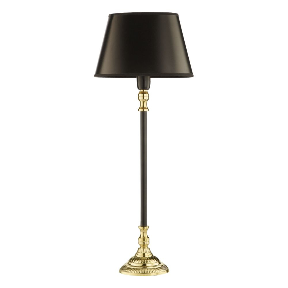 Tanner Natural Brass And Black Table Lamp in proportions 1000 X 1000