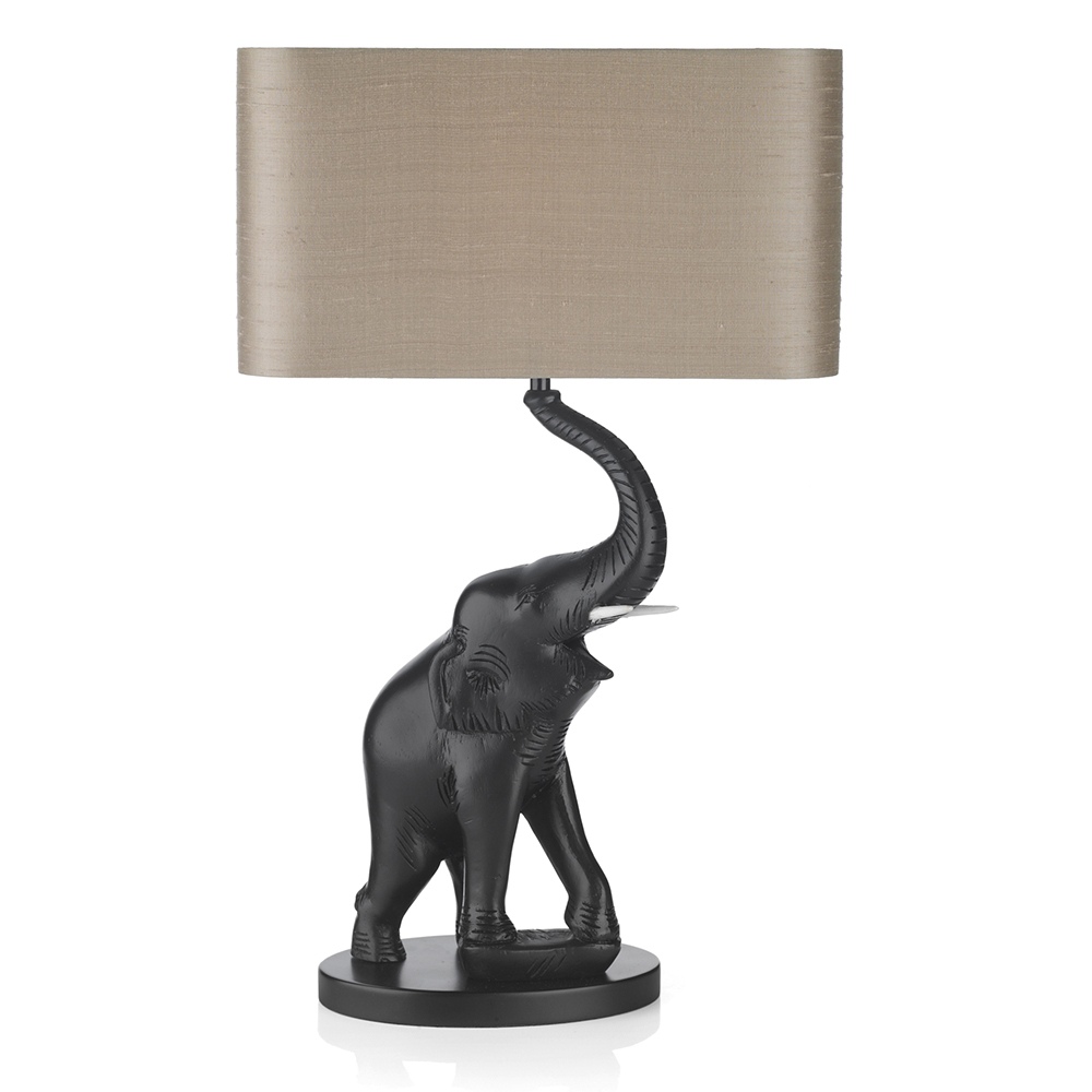 Tantor Black Elephant Table Lamp Base Only Black Table with regard to sizing 1000 X 1000