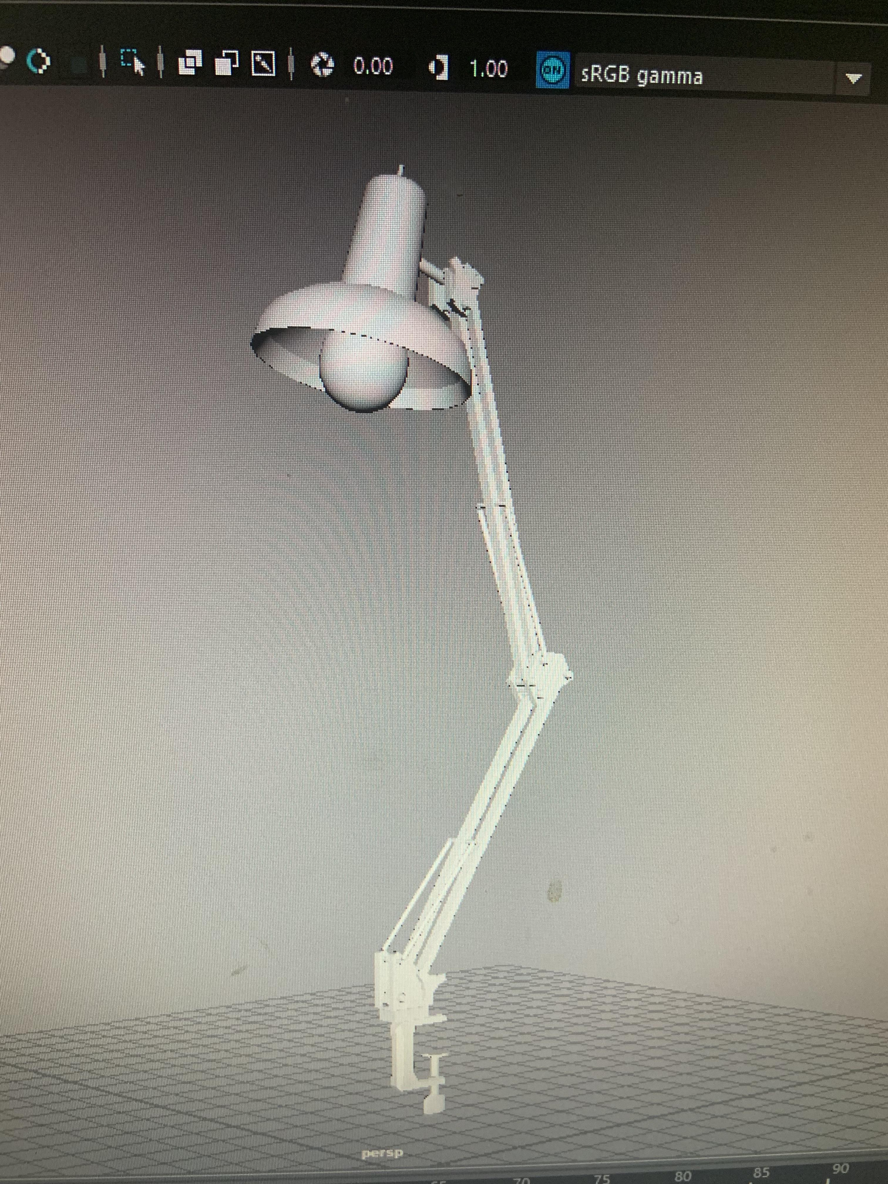 This Is My Desk Lamp Been Getting Back Into Modeling In regarding size 3024 X 4032