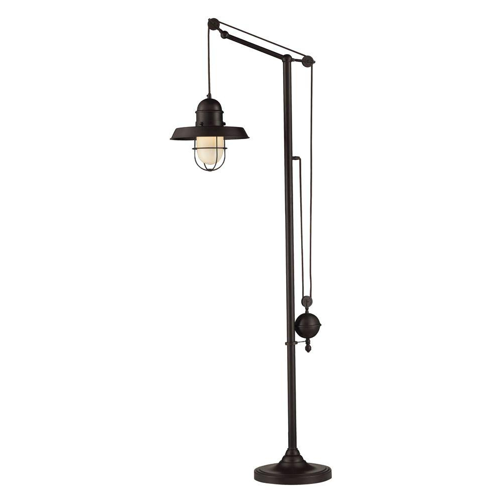 Titan Lighting Farmhouse 69 In Oiled Bronze Floor Lamp within sizing 1000 X 1000