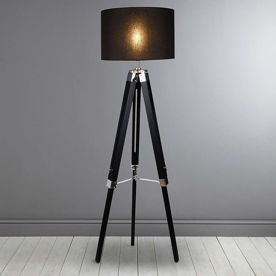 Trio Black Tripod Floor Lamp Dunelm Black Floor Lamp with measurements 960 X 960