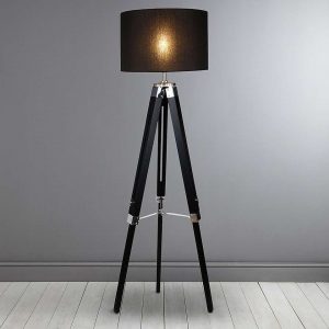 Trio Black Tripod Floor Lamp Dunelm Black Floor Lamp with sizing 960 X 960