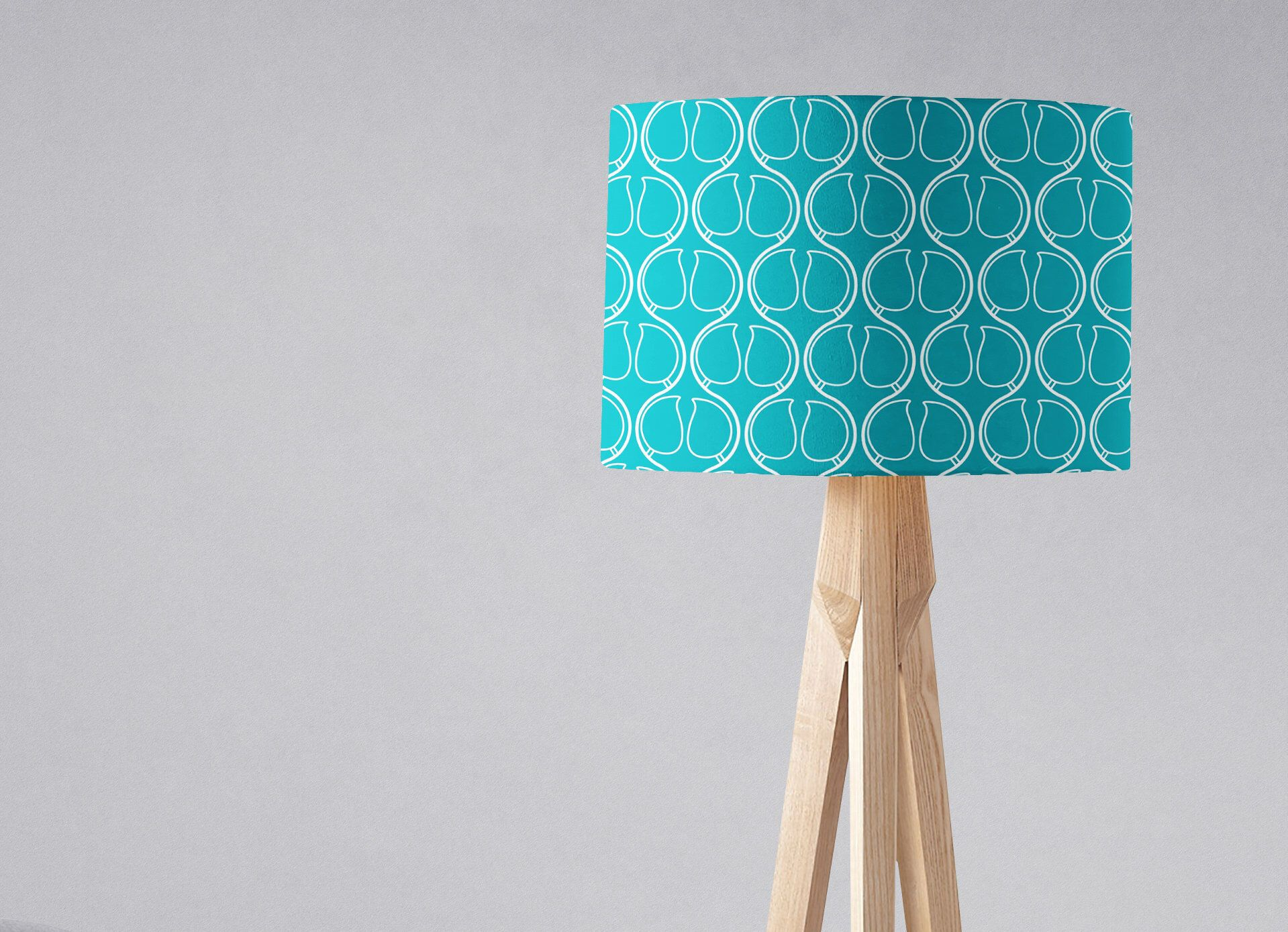 Turquoise Lampshade Light Shade Lighting Blue Table Lamp inside size 1919 X 1389