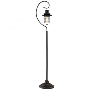 Ulysses Oil Rubbed Bronze Industrial Lantern Floor Lamp for measurements 1000 X 1000