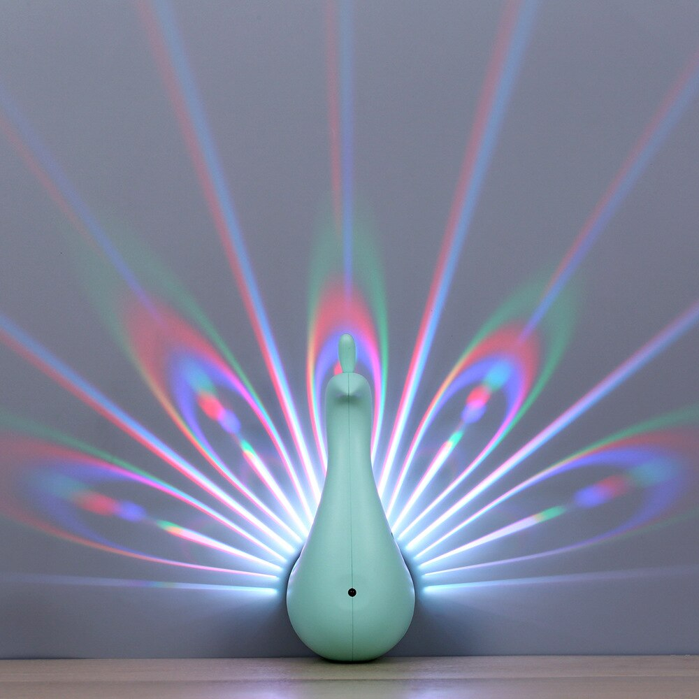 Us 2184 51 Offpeacock 3d Lamp Led Night Light Touch Table Lamp 7 Color Change Powered Battery Usb Christmas Gift In Led Night Lights From throughout proportions 1000 X 1000