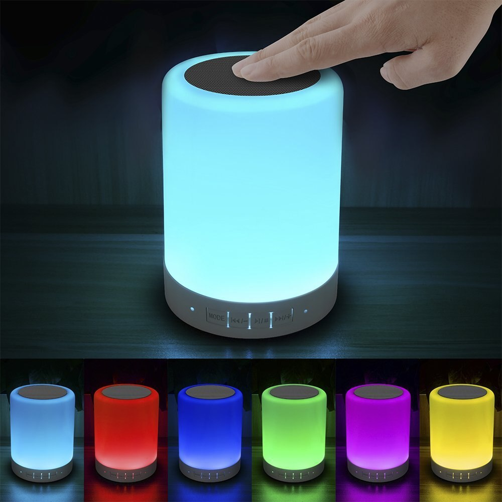 Us 250 50 Offled Ba Touch Control Rgb Night Light Novelty Kids Wireless Table Lamp Girl Boy Gift Usb Sensor With Bluetooth Music Speaker In Led regarding proportions 1000 X 1000