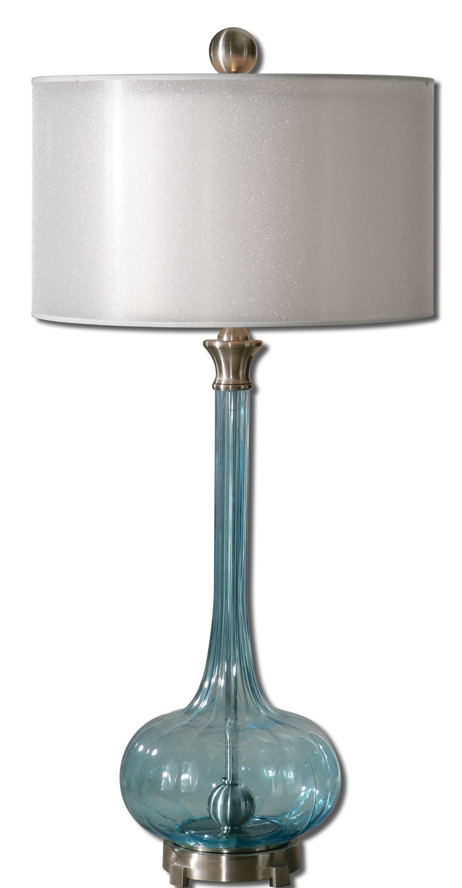 Uttermost Junelle Blue Glass Table Lamp 27482 1 Uttermost regarding size 937 X 1800