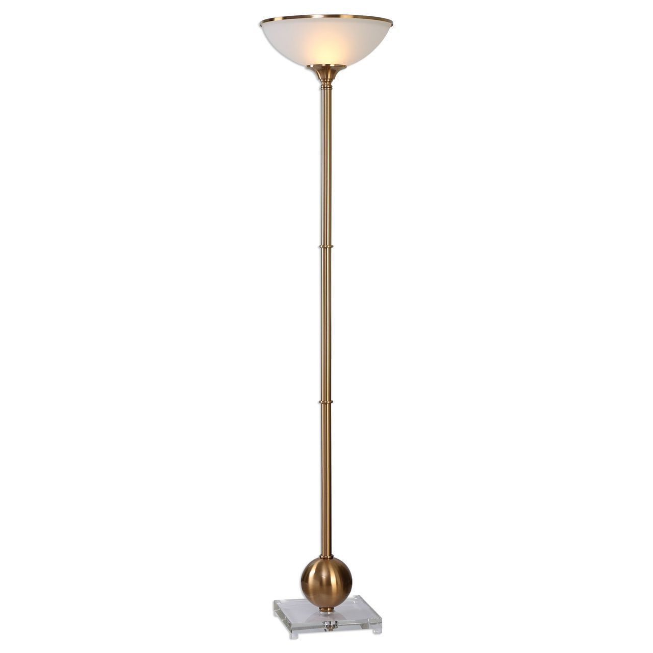 Uttermost Laton Brushed Brass Floor Lamp Products Brass throughout measurements 1280 X 1280