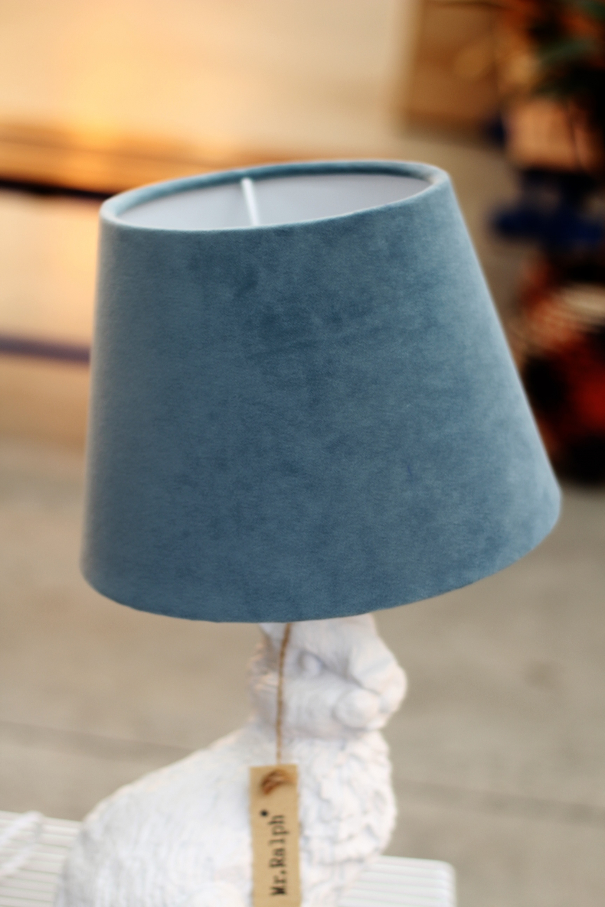 Velvet Small Table Lamp Shade Mr Ralph intended for proportions 2000 X 3000