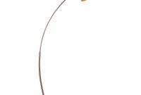 Versanora Arco Floor Lamp With Shade Rose Gold Finish with regard to proportions 2000 X 2000