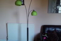 Vintage Floor Lamp With Green Flower Shade Reclaimed Heart intended for proportions 768 X 1024